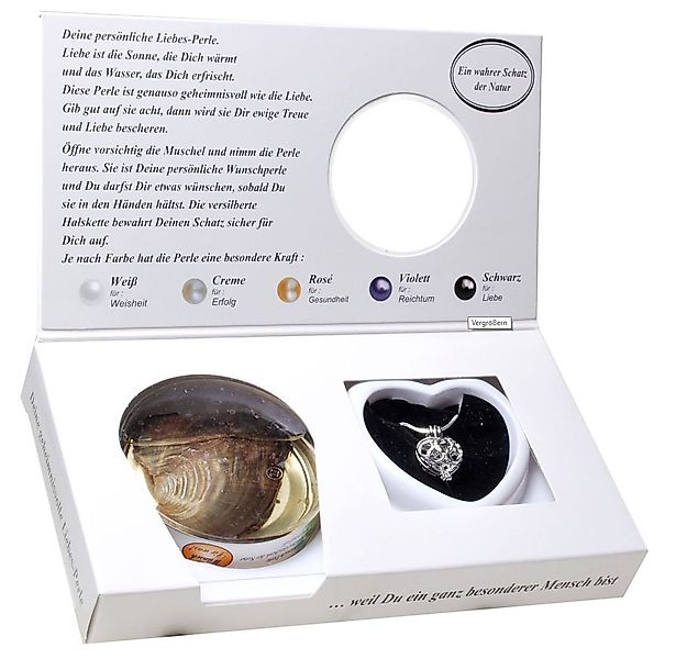 Kremers Schatzkiste Kette mit Anhänger Magische Liebesperle Halskette - Ech günstig online kaufen
