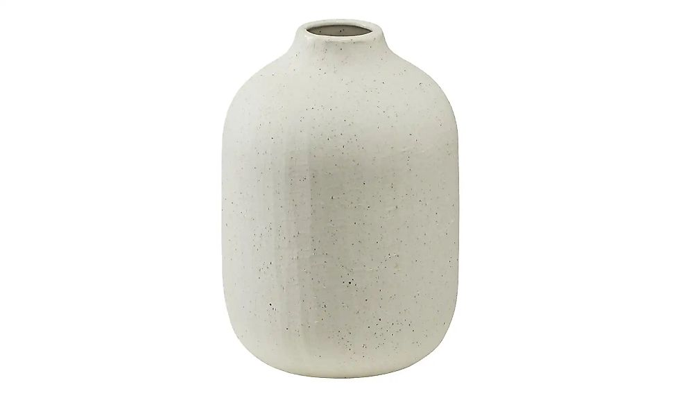 HOME STORY Vase   ¦ creme ¦ Steingut ¦ Maße (cm): H: 20  Ø: 14.3 Accessoire günstig online kaufen