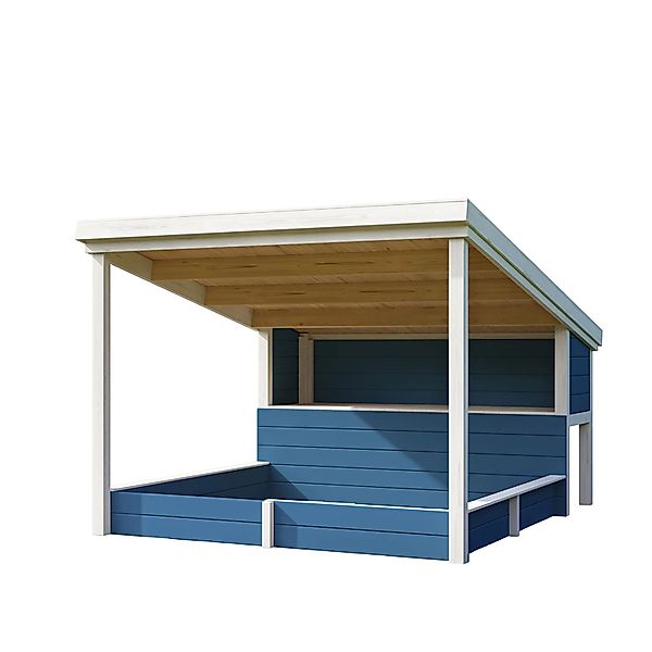 Lasita Sandkasten Pippi 2 Blau 208,6 cm x 297,1 cm günstig online kaufen