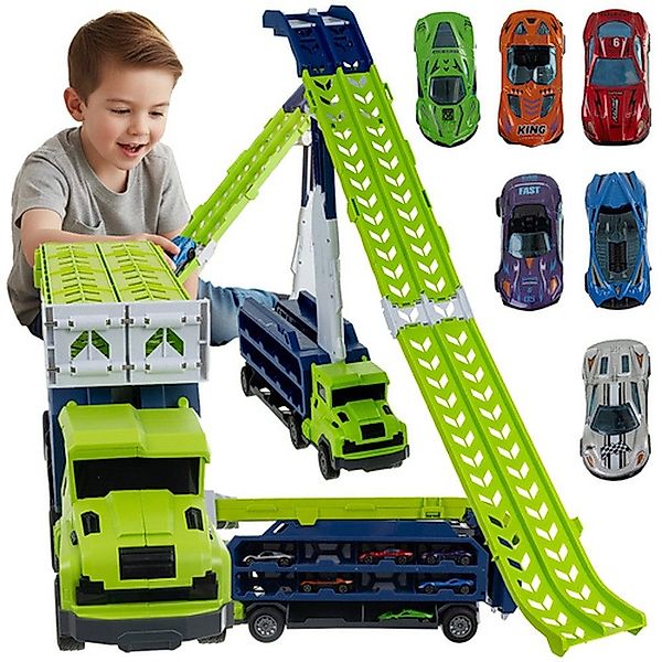 ISO TRADE Spielzeug-Auto Autorutsche LKW-Rutsche, (Spar-Set, günstig online kaufen
