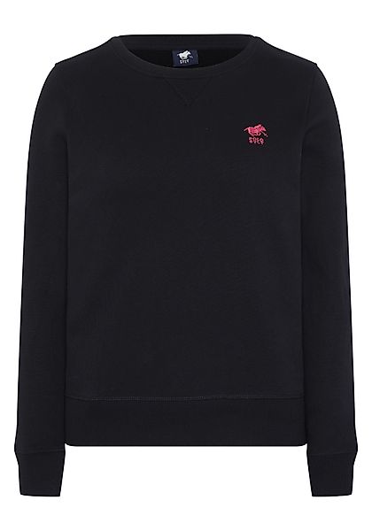 Polo Sylt Sweatshirt mit Label-Stitching günstig online kaufen