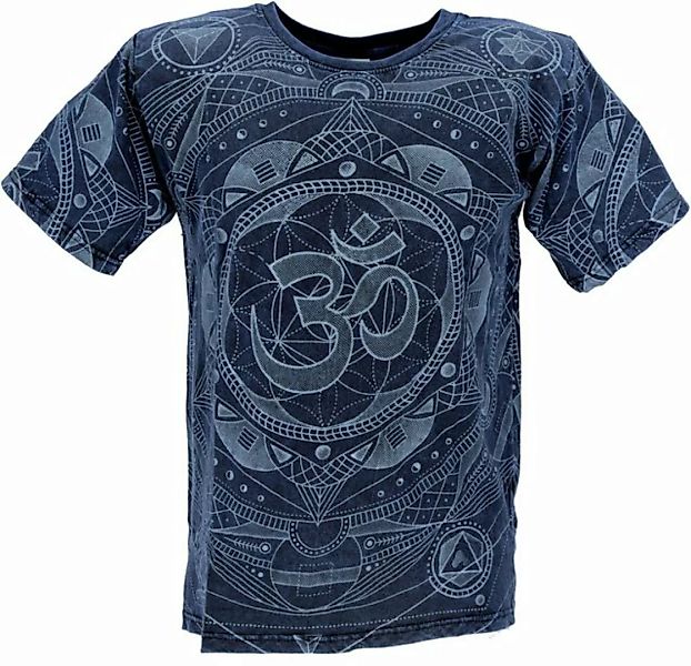 Guru-Shop T-Shirt Tibet & Buddhist Art T-Shirt, OM Mandala.. alternative Be günstig online kaufen