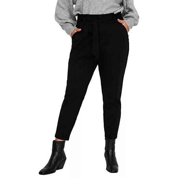Vero Moda Eva High Rise Loose Paperbag Curve Lange Hose 52 Black günstig online kaufen