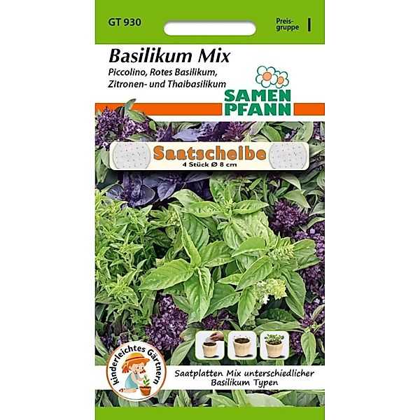 SAMEN PFANN Basilikum Mix günstig online kaufen