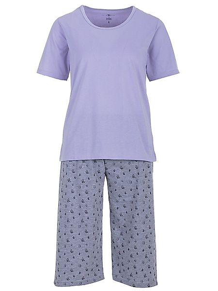 zeitlos Schlafanzug Pyjama Set Capri - günstig online kaufen