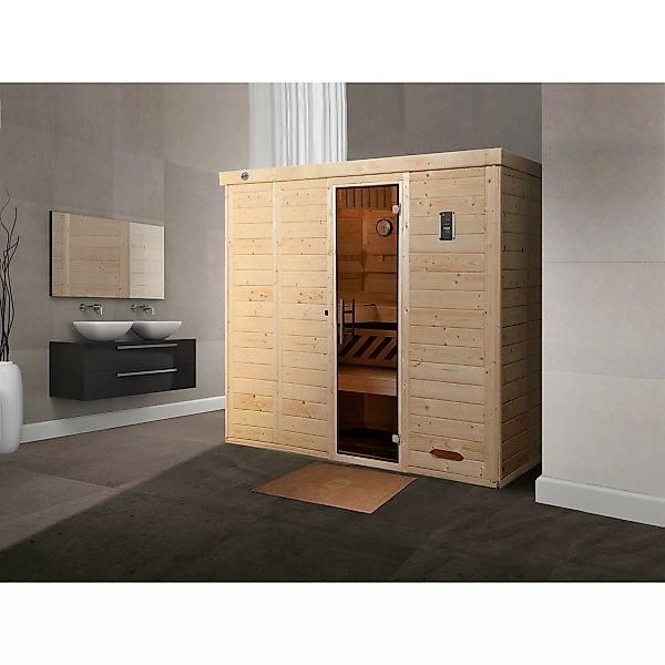 Weka Design-Sauna Kemi 5, Glastür günstig online kaufen