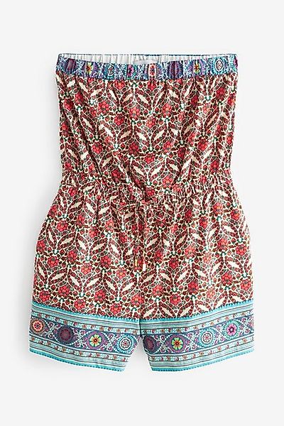 Next Playsuit Trägerloser geraffter Overall aus 100 % Baumwolle (1-tlg) günstig online kaufen