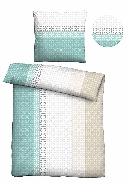 Castell - Markenbettwäsche Bettwäsche "0561118" 2 Stk. tlg. feiner Glanz + günstig online kaufen