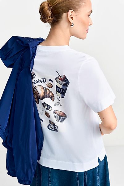 RICHROYAL T-Shirt cooler Rückendruck, reine Baumwolle günstig online kaufen