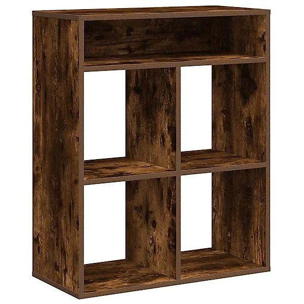 vidaXL Bücherregal Räuchereiche 66x31x80 cm Holzwerkstoff 860296 günstig online kaufen