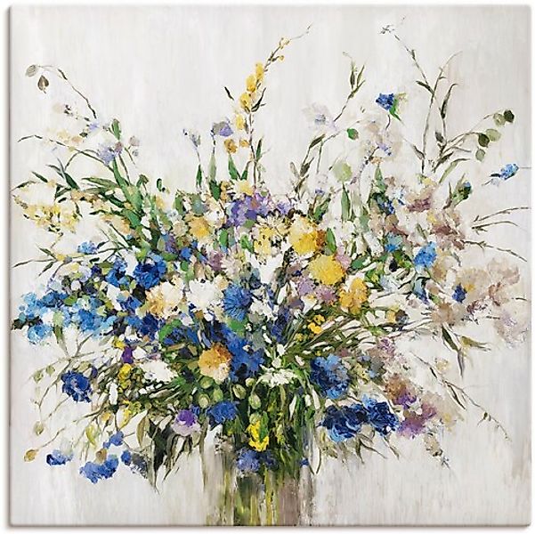 Artland Wandbild »Wildblumenstrauß« Blumenbilder 1 Stk. tlg. als Leinwandbi günstig online kaufen