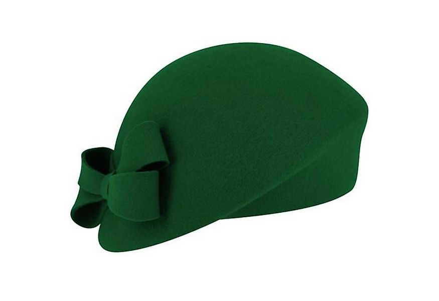Fiebig Filzhut schicker asymmetrischer Pillbox-Hut mit Schleife günstig online kaufen