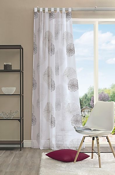 HOME WOHNIDEEN Vorhang RAWLINS, Schlaufen (1 günstig online kaufen