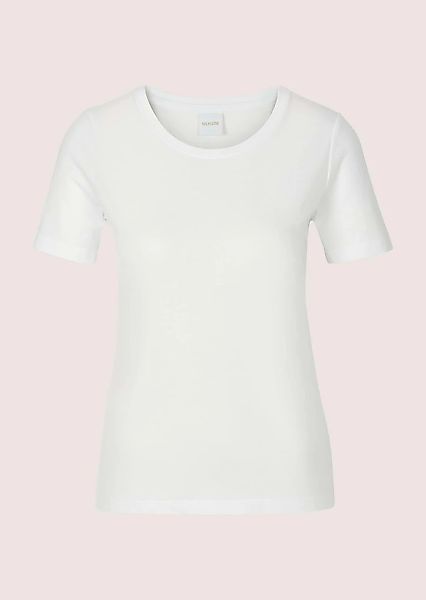 MADELEINE Kurzarmshirt "Shirt Schlichtes Basicshirt mit Rundhalsausschnitt" günstig online kaufen