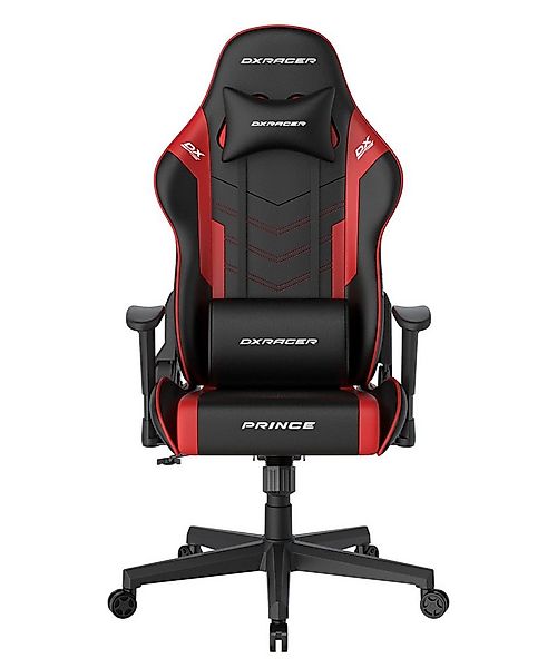 DXRacer Gaming-Stuhl Prince Gaming Chair Regular L, PVC, schwarz rot günstig online kaufen