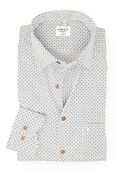 MARVELIS Businesshemd Modern Fit normale, leicht günstig online kaufen