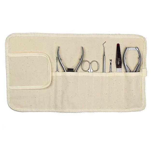 May Maniküre-Etui Maniküre & Pediküre Set - 7 Teilig mit Leinentasche zum a günstig online kaufen