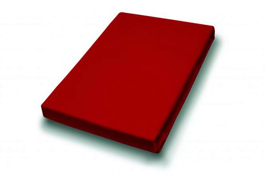 180-200x200 Jersey Spannbettlaken Piaza Rot von H.G. Hahn günstig online kaufen