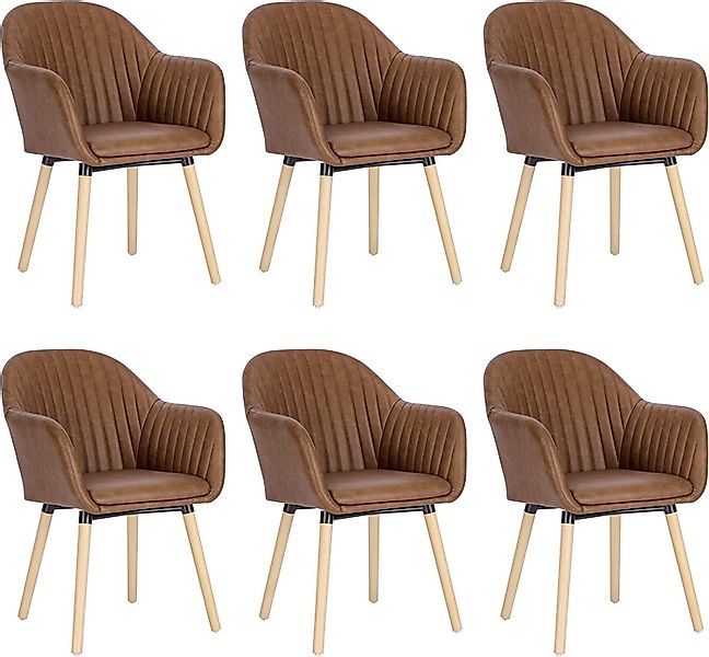 Woltu Esszimmerstuhl (6 St), Küchenstuhl Design günstig online kaufen