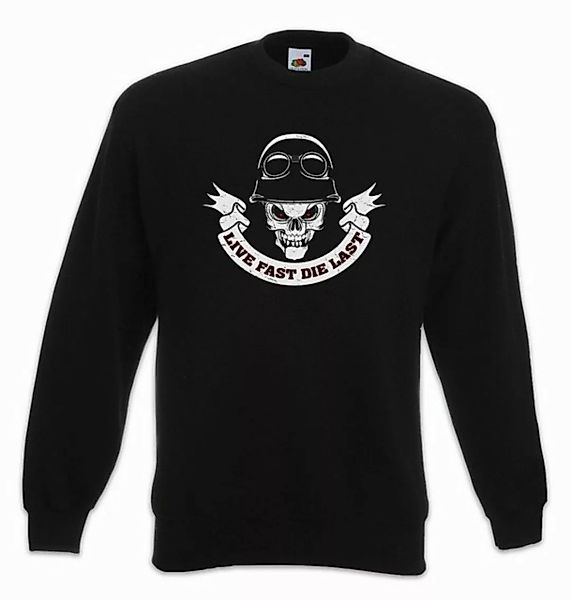 Urban Backwoods Sweatshirt Live Fast Die Last Sweatshirt Biker Rocker Club günstig online kaufen