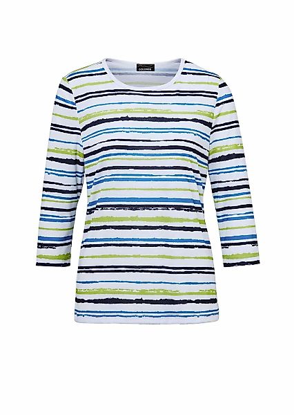 GOLDNER 3/4-Arm-Shirt "Pflegeleichtes Shirt in Ringeloptik" günstig online kaufen
