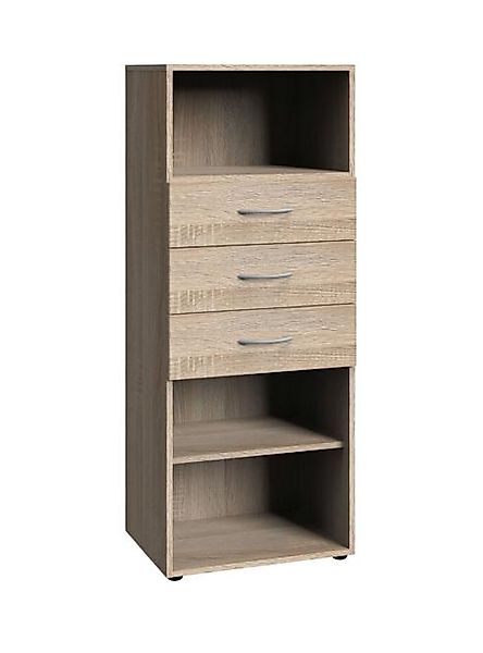 Regal Breite ca. 40 cm inkl. 3 Schubladen MULTIRAUMKONZEPT von Wimex / Eich günstig online kaufen