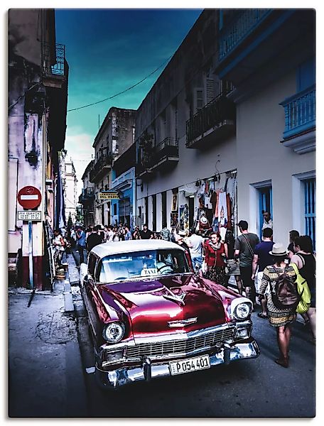 Artland Leinwandbild "Leben in Havanna", Auto, (1 St.) günstig online kaufen