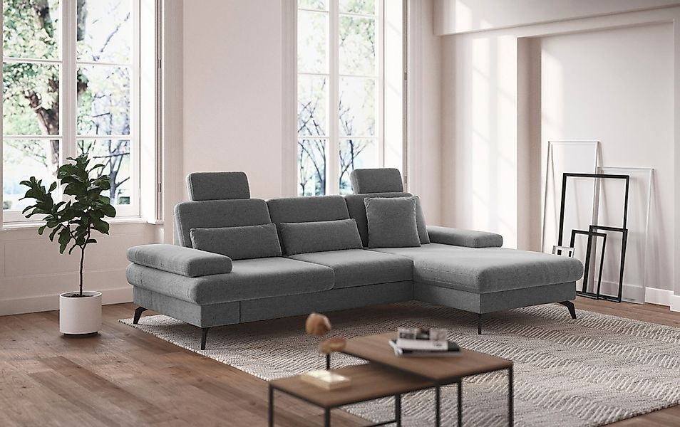 sit&more Ecksofa »Morris L-Form, inkl. Sitztiefenverstellung« wahlweise mit günstig online kaufen