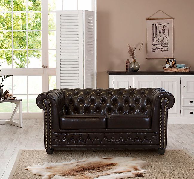Home affaire Chesterfield-Sofa Rysum, Chesterfield-Optik, in günstig online kaufen