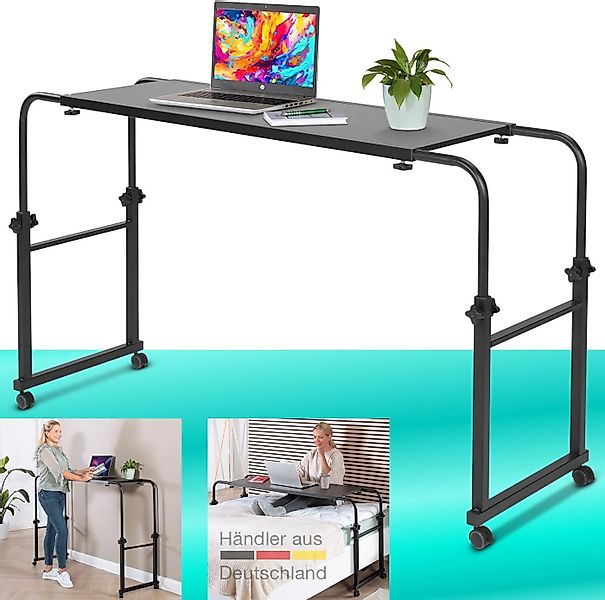 ELONEO Wangentisch Über-Betttisch auf Rollen (Breite 119-190 cm & Höhe 78-1 günstig online kaufen