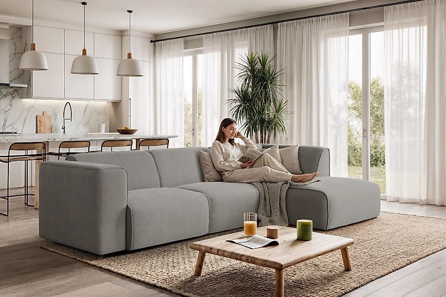 RAUM.ID Ecksofa "Merid L-Form, B: 295 cm - OTTO. Verlässliche Qualität." je günstig online kaufen