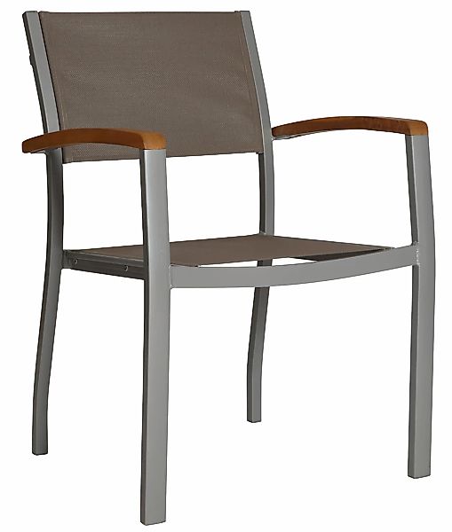 MERXX Gartenstuhl "Monaco" () 1 Stk.Armstützen aus Akazie, stapelbar günstig online kaufen