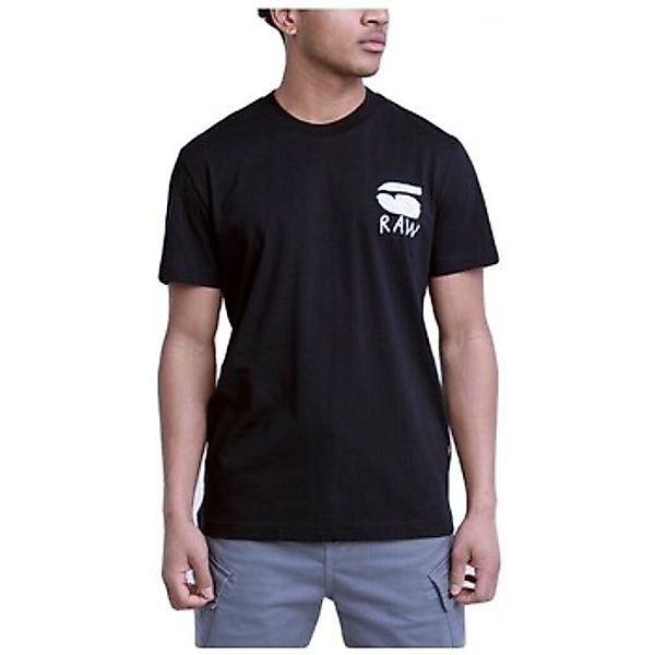 G-Star Raw  T-Shirts & Poloshirts T-Shirt mit Burger-Print günstig online kaufen