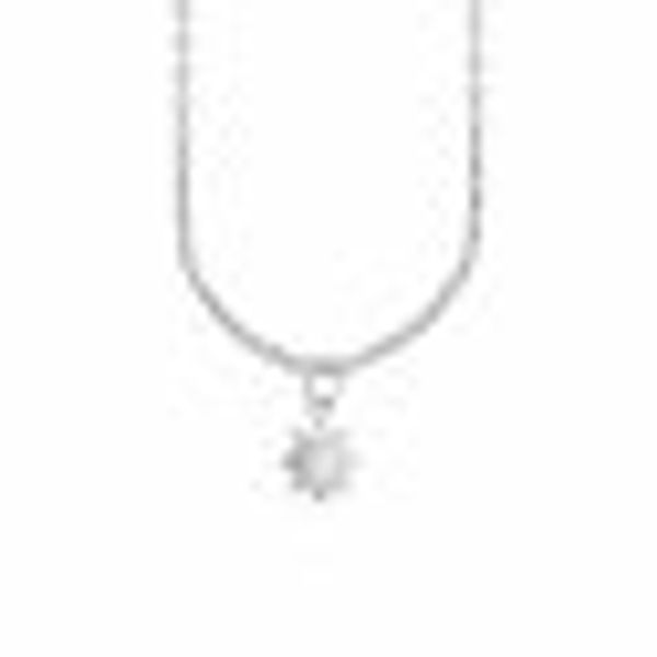 Anhänger mit Kette 925 Sterling Silber rhodiniert Sonne günstig online kaufen