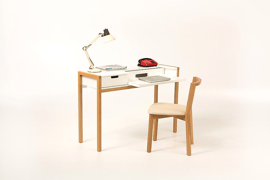 Woodman Schreibtisch "Farringdon" skandinavisches Design, Home Office, prak günstig online kaufen