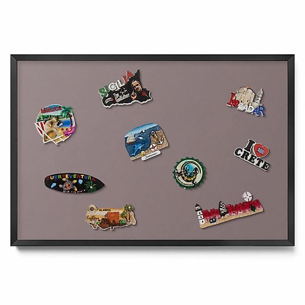 Tulup Magnettafel Reisemagnete Magnetboard Farbe Hellbraun 60x40 cm Magnetp günstig online kaufen