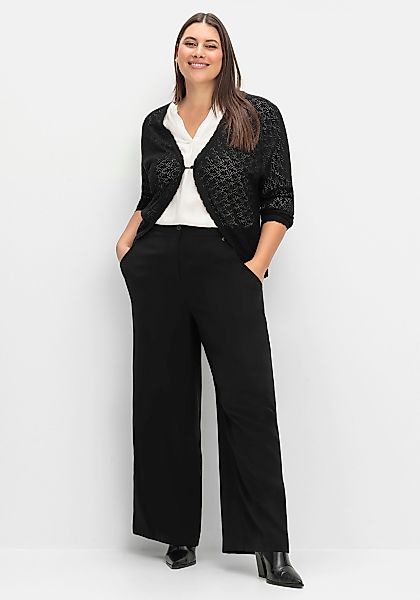 Sheego Jerseyhose Hose Innenbeinlänge ca. 77 günstig online kaufen