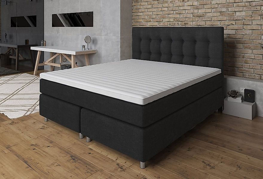 Tesla Dreams Boxspringbett Ronda Boxspringbett mit 7-Zonen-Taschenfederkern günstig online kaufen