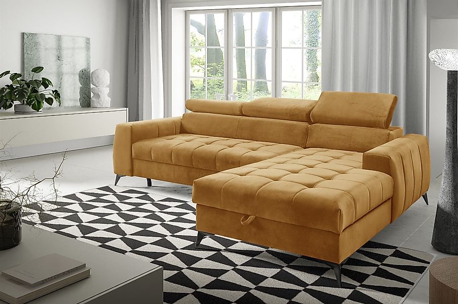 Fun Möbel Ecksofa Schlafsofa Sofa AGNESA günstig online kaufen