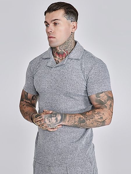 Siksilk Poloshirt SikSilk Herren Graues Smart günstig online kaufen