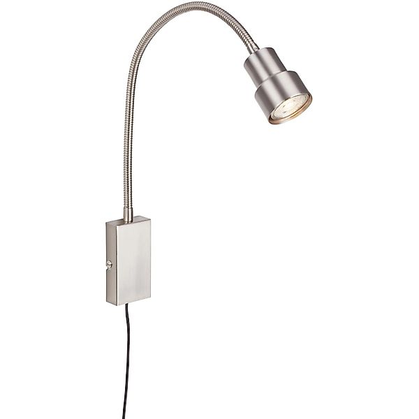 Briloner LED Bettleuchte Tusi Schwenkbar Touch Warmweiß 69 cm Matt-Nickel günstig online kaufen