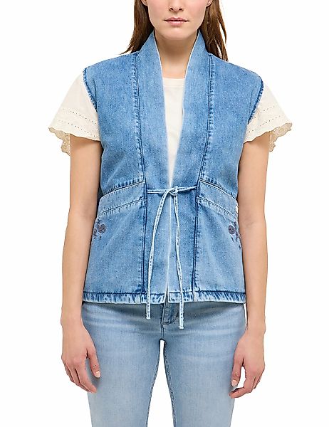 MUSTANG Kurzweste "Damen Style Gillian Denim Vest" günstig online kaufen