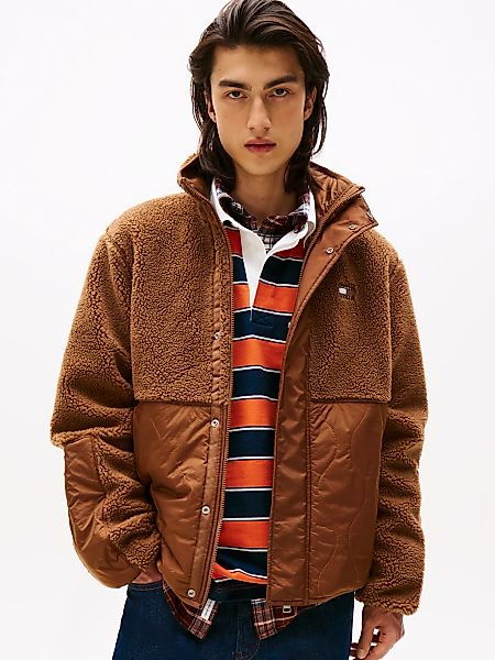 Tommy Jeans Steppjacke "TJM ESSENTL MIX TEDDY", relaxed fit, mit Teddy Flee günstig online kaufen