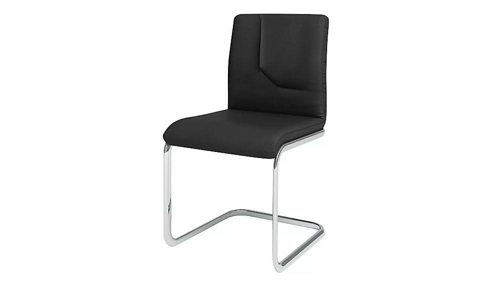JOOP! Leder-Schwingstuhl  Straps - schwarz - 48 cm - 92 cm - 57 cm - Stühle günstig online kaufen
