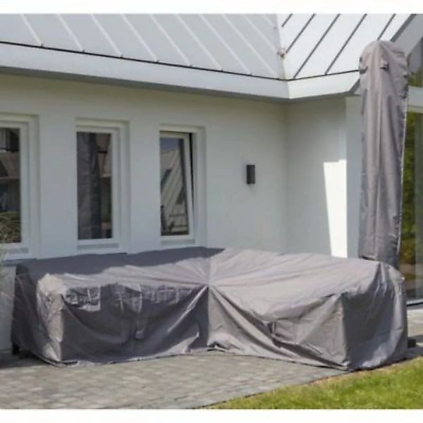 Garten-Lounge-Set-Abdeckung 235x235x70 cm Grau grau günstig online kaufen
