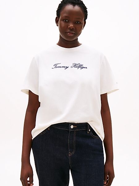 Tommy Hilfiger Curve T-Shirt CRV SCRIPT günstig online kaufen