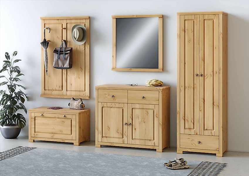 Home affaire Garderobenschrank "Gotland, Drehtürenschrank, Garderobe", aus günstig online kaufen