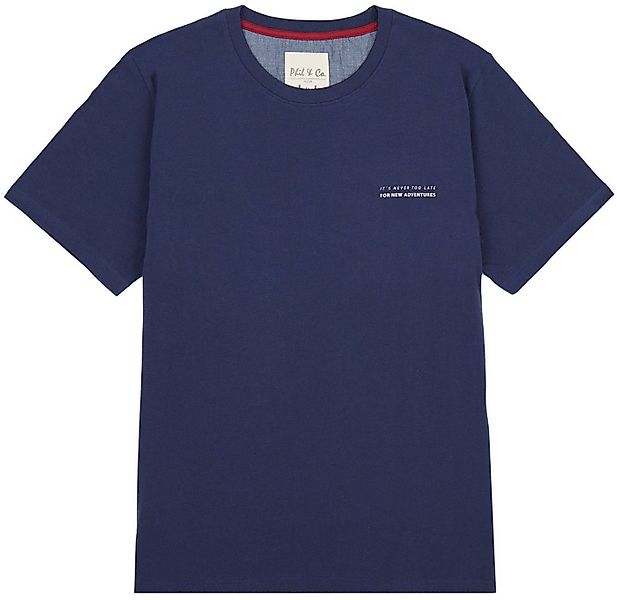 Phil & Co. Pyjamaoberteil Herren Schlafanzugshirt kurzer Arm (1-tlg) Baumwo günstig online kaufen