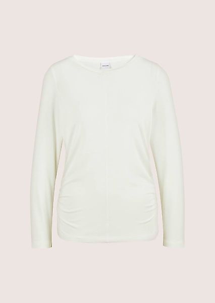 MADELEINE Langarmshirt "Shirt Langarm-Shirt mit gerafften Seiten" Jerseyshi günstig online kaufen