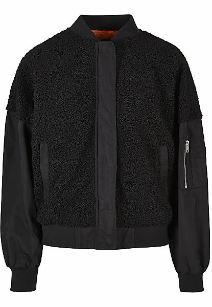 URBAN CLASSICS Bomberjacke "Urban Classics Damen Ladies Oversized Sherpa Mi günstig online kaufen